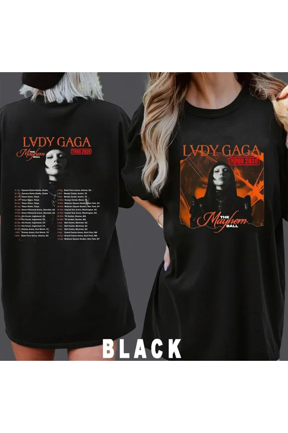 Lady Gaga Mayhem Ball Tour 2026 T-Shirt