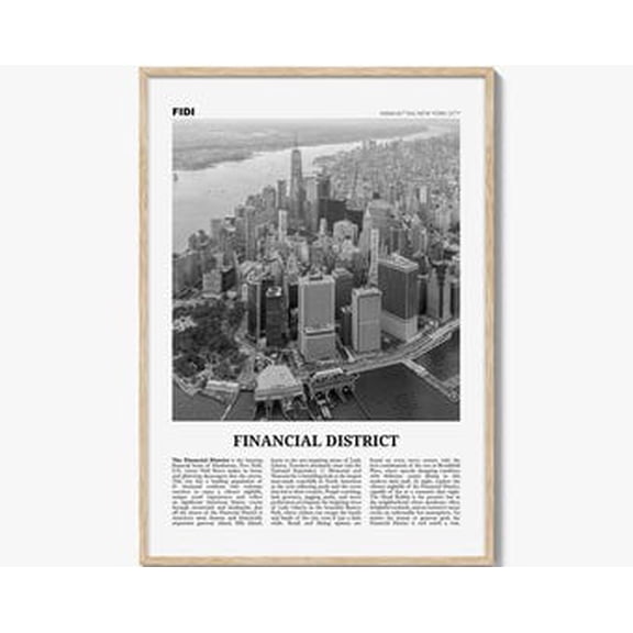 Charten Manhattan One World Trade Center Wall Art Poster, 24x36 UNFRAMED