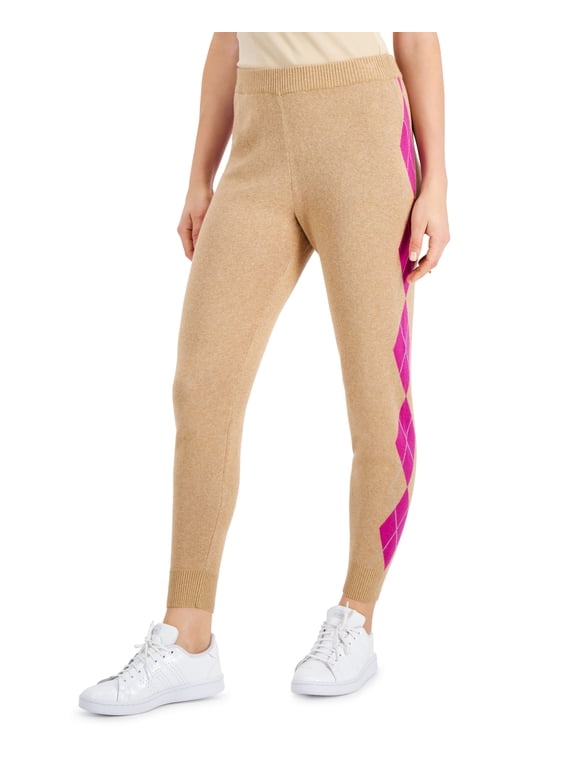 Argyle Sweater Pants Pink Fancy Combo 2XL