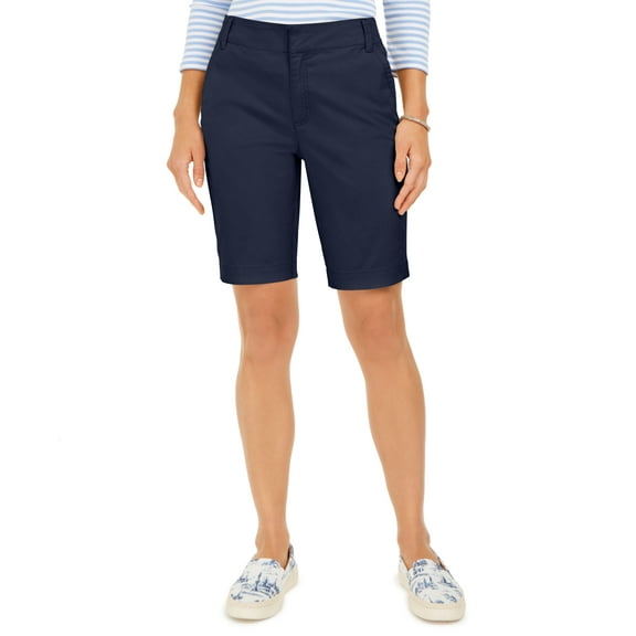 Charter Club Bermuda Twill Shorts Intrepid Blue 12