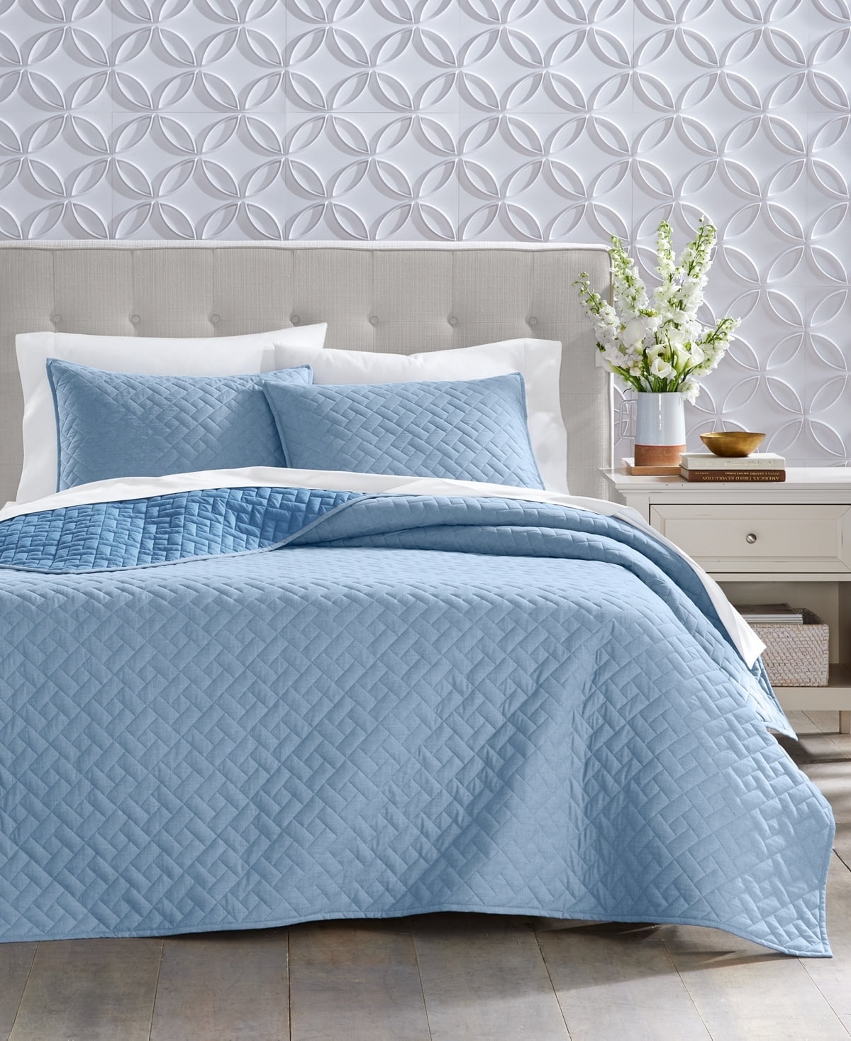 Charter Club Chambray Quilt, King