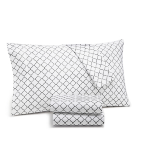 Charter Club Damask Designs Arabesque Geo 550 Thread Count Supima Cotton Pillowcases Pair, Standard