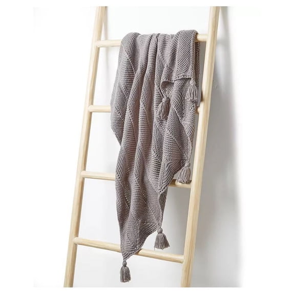 Charter Club Damask Designs Chevron 50" X 60" Throw Blanket