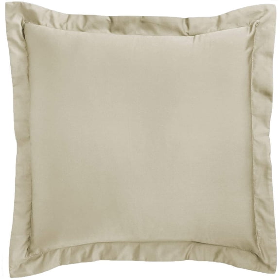 Charter Club Damask Solid 1 Euro Sham, Tan
