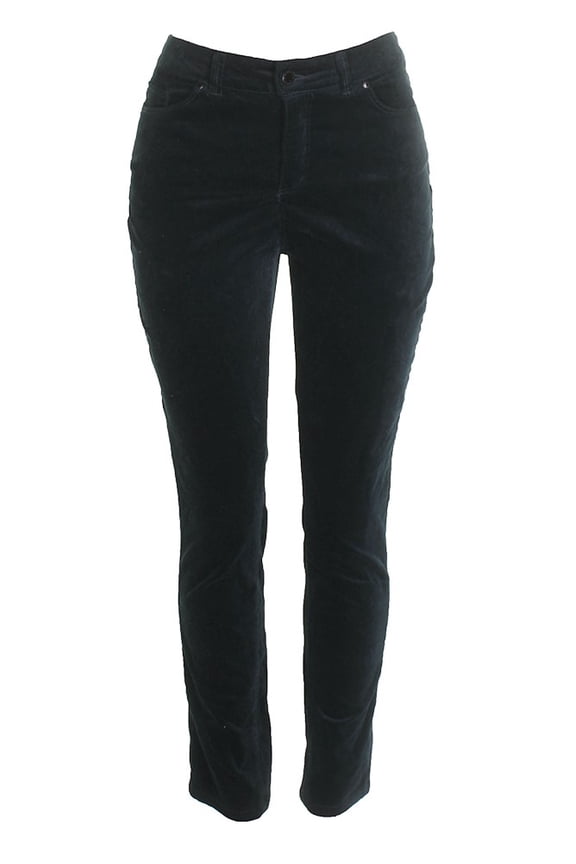 Bristol Velveteen Skinny Pants Green 4