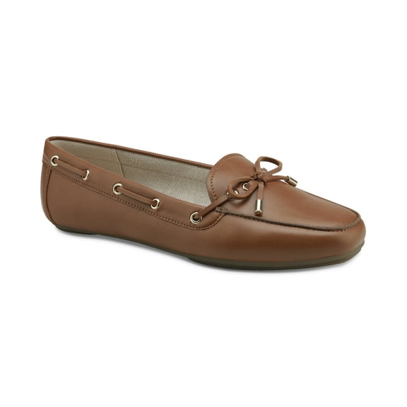 Charter Club Davinaa Lace-Up Loafer Flats Cognac 5.5M