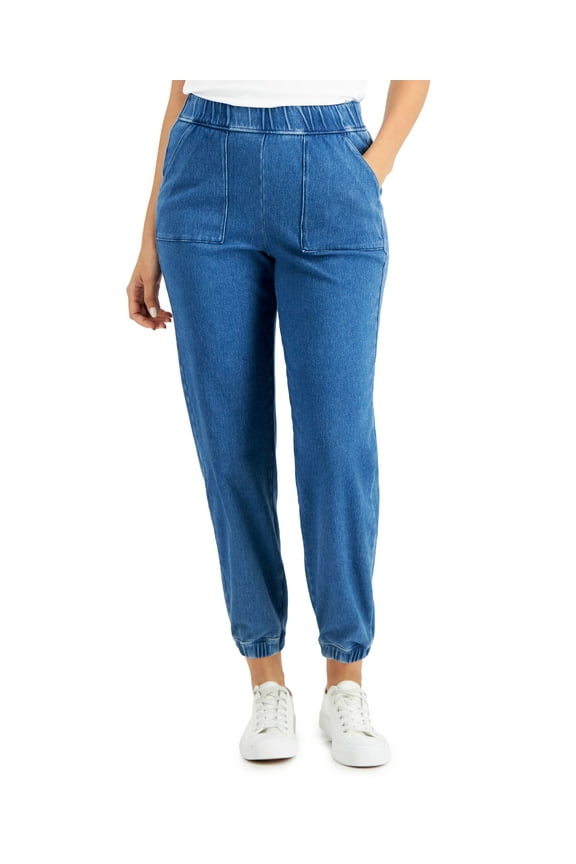 Denim Jogger Pants Light Wash 2XL