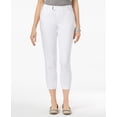 thumbnail image 1 of Charter Club Embellished Mid-Rise Cropped Pants Womens 6 White pants MSRP $59, 1 of 8