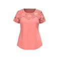 thumbnail image 1 of Charter Club Embroidered T-Shirt Sandy Pink L, 1 of 1