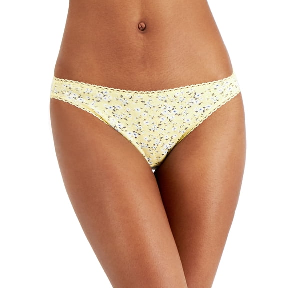 Charter Club Everyday Cotton Bikini Underwear Daisy Garden 2XL