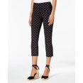 thumbnail image 1 of Charter Club Floral Print Capri Pants Deep Black Dot Combo 8, 1 of 1