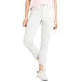 thumbnail image 1 of Charter Club Foil Printed Skinny Leg Ankle Jeans Cloud 4, 1 of 1