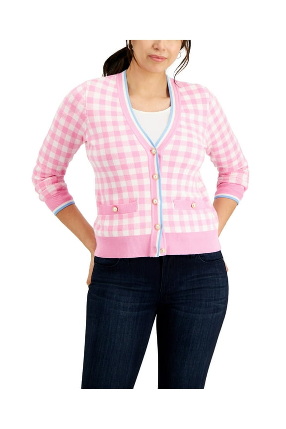 Gingham Cardigan Bubble Bath 2XL
