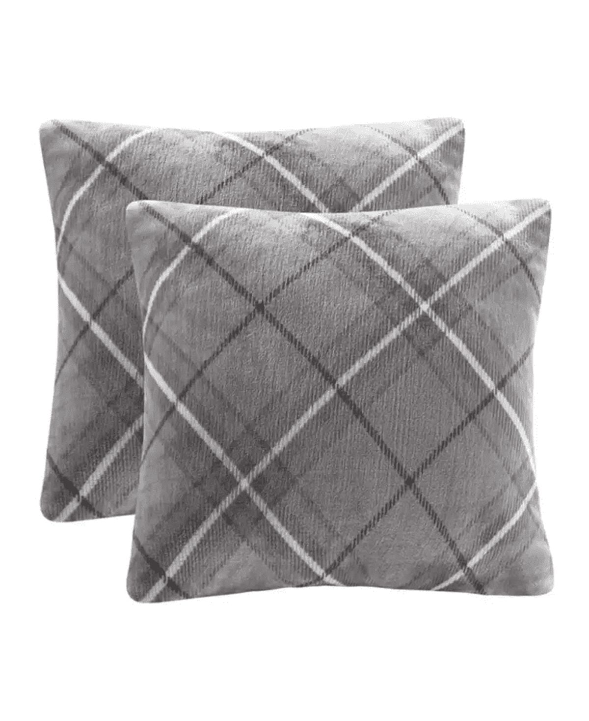 Charter Club Holiday 2 Pack Decorative Pillows, 18′ x 18″, Grey
