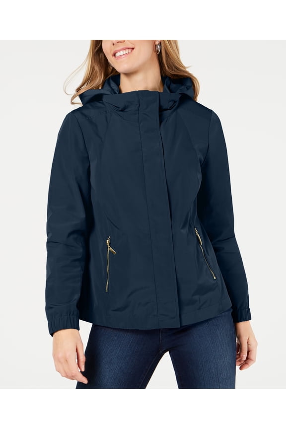 Hooded Raincoat Intrepid Blue S