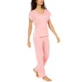 thumbnail image 1 of Charter Club Lace-Trim Pajama Set, Size Large, 1 of 1