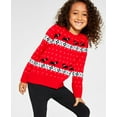 thumbnail image 1 of Charter Club Little Girls Walking Scottie Holiday Sweater Ravishing Red Combo 2T, 1 of 1