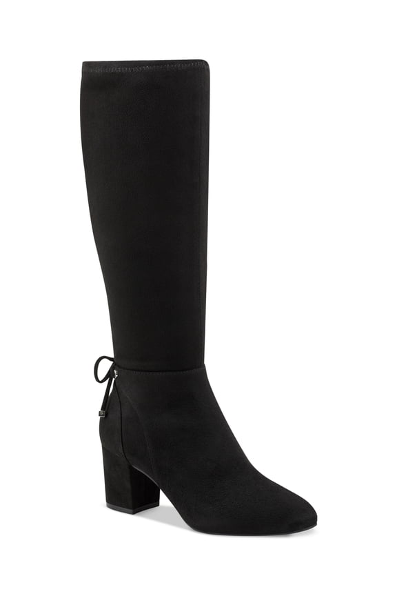 Mayviss Dress Boots for Women, Black Micro, 11M