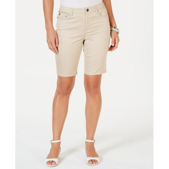 Charter Club Mid Rise Bermuda Shorts True Navy S