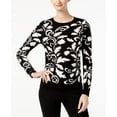 thumbnail image 1 of Charter Club Patterned Sweaters Deep Black Scroll Combo 2XL, 1 of 1