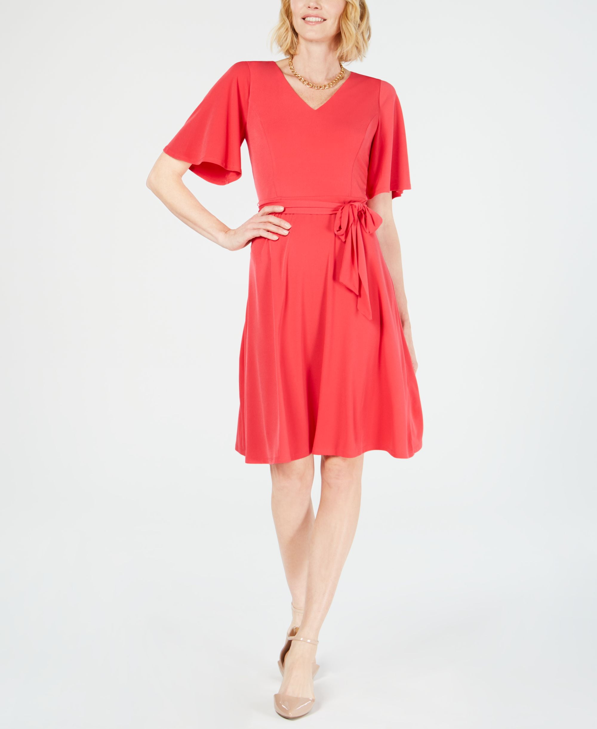 white christmas dresses Charter Club Women's Lace Fit and Flare Dress – Biggybargains