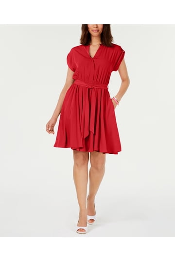 Charter Club Womens Dresses | Red - Walmart.com