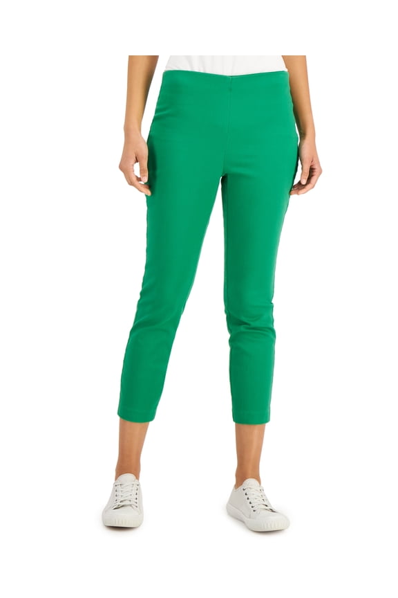 Petite Chelsea Stretch Twill Cropped Pants Bright Myrtle 16P