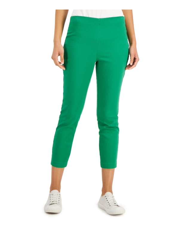 Petite Chelsea Stretch Twill Cropped Pants Bright Myrtle 16P