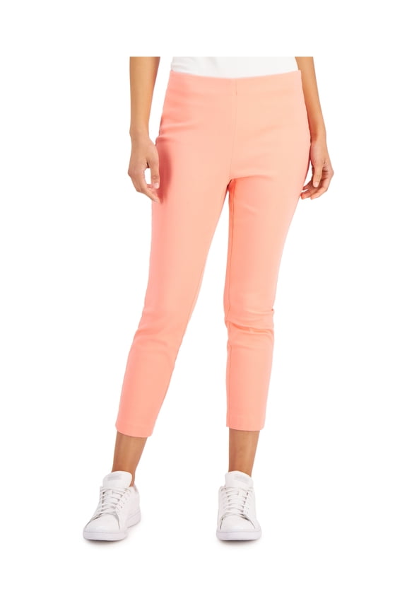 Petite Chelsea Stretch Twill Cropped Pants Sandy Pink 14P