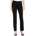 thumbnail image 1 of Charter Club Petite Lexington Straight Leg Jeans Saturated Black 22X5, 1 of 1