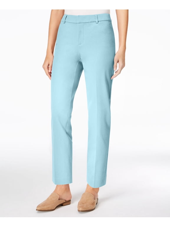 Petite Newport Cropped Pants Blue Chiffon 12P