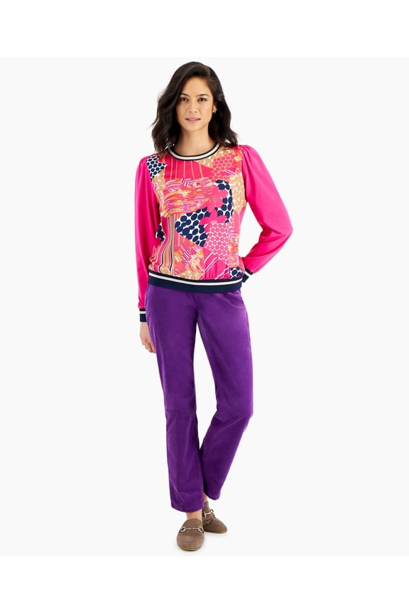 Petite Patchwork Print Top Pink Tutu Combo PL