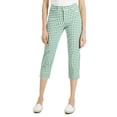 thumbnail image 1 of Charter Club Petite Printed Bristol Capri Jeans Bright Myrtle 12P, 1 of 4