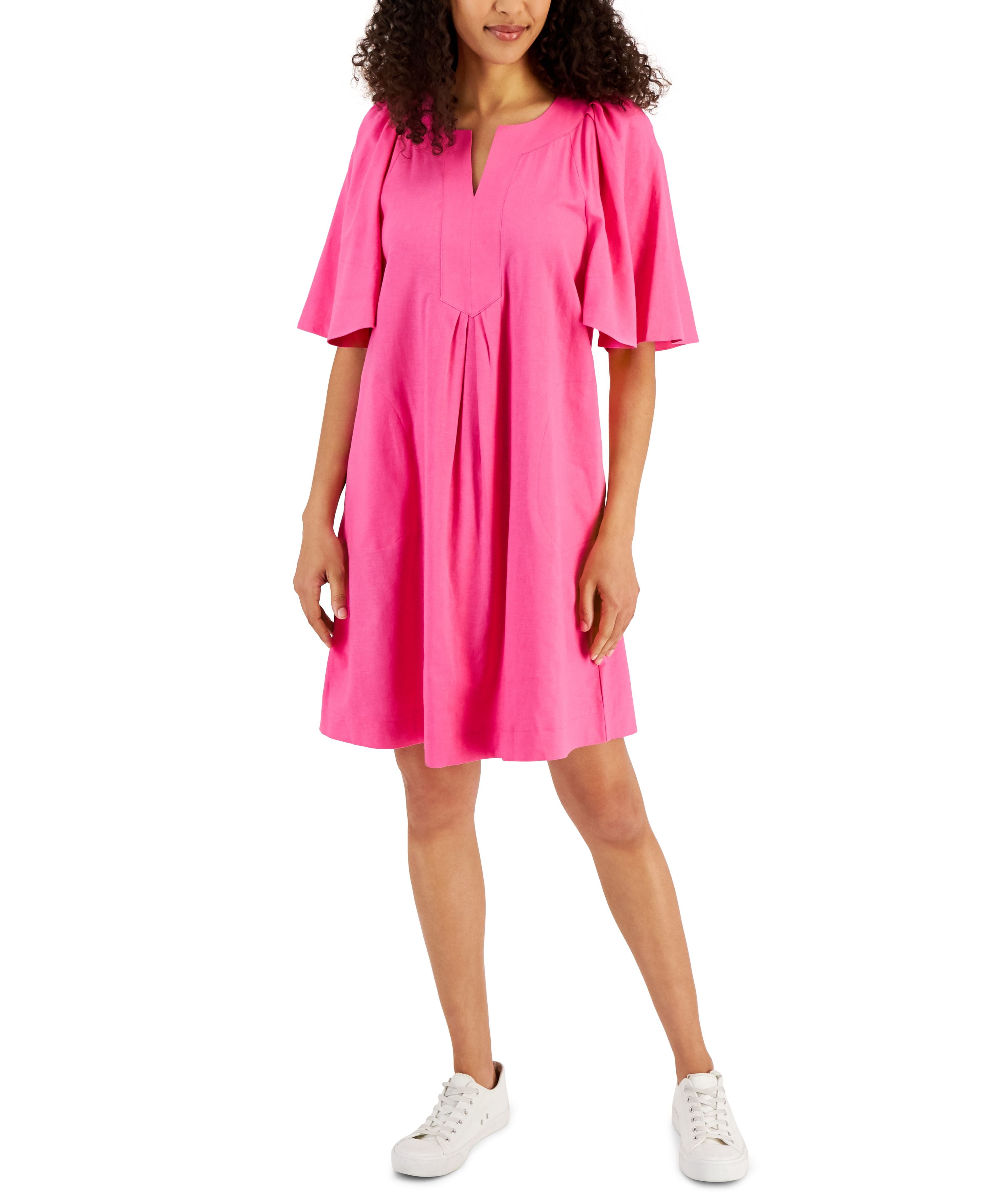 Charter Club Petite Pullover Dress Pink Shock PXL - Walmart.com