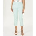 thumbnail image 1 of Charter Club Petite Tummy Control Bristol Capri Jeans Aqua Mist 8P, 1 of 1