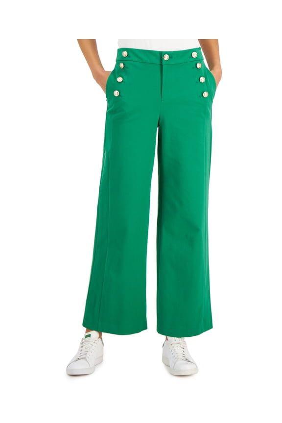 Petite Wide Leg Sailor Pants Bright Myrtle 2P