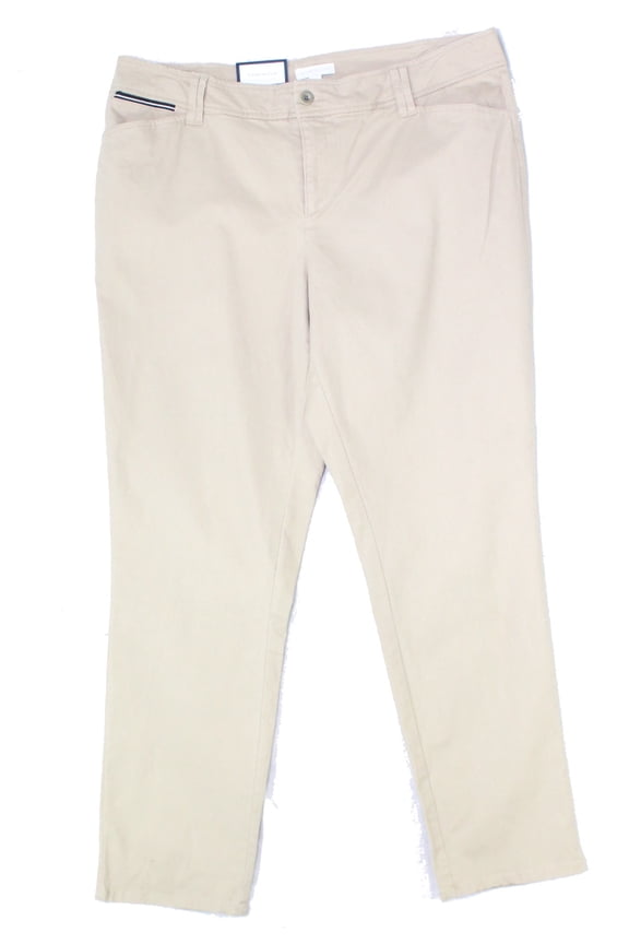 Plus Size Chino Pants Cc Stone Khaki 14W