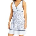 thumbnail image 1 of Charter Club Womens Printed Chemise Nightgown , Whispy Floral, X-Small, 1 of 1
