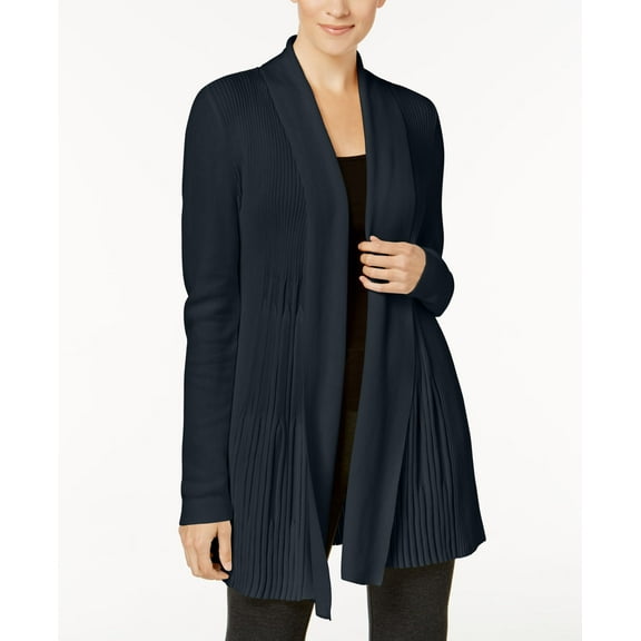 Charter Club Ribbed Shawl Cardigan Intrepid Blue S