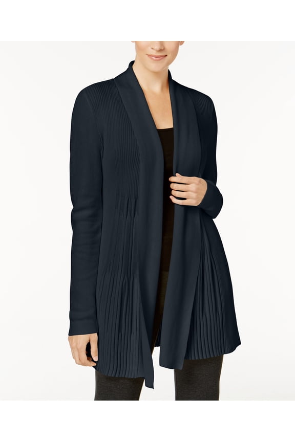 Ribbed Shawl Cardigan Intrepid Blue S