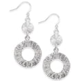 thumbnail image 1 of New Charter Club Silver Open Circle Drop Earrings $20.00, 1 of 3
