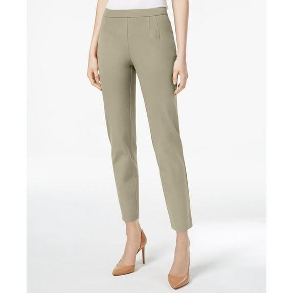 Charter Club Slim Leg Tummy Control Ankle Pants Sedona Dust 6