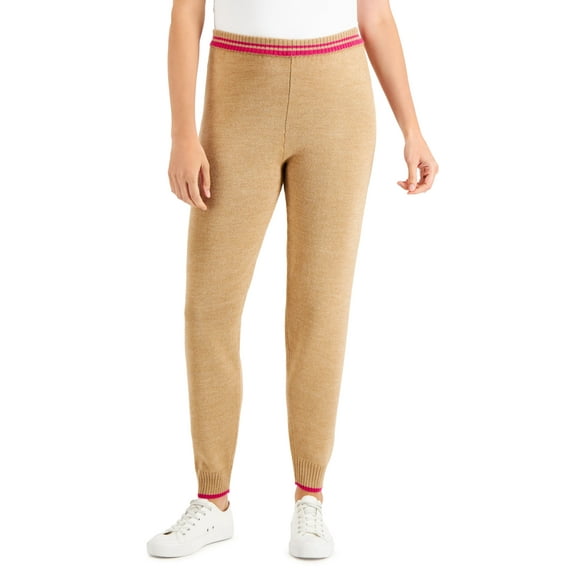 Charter Club Sweater Jogger Pants Warm Camel L