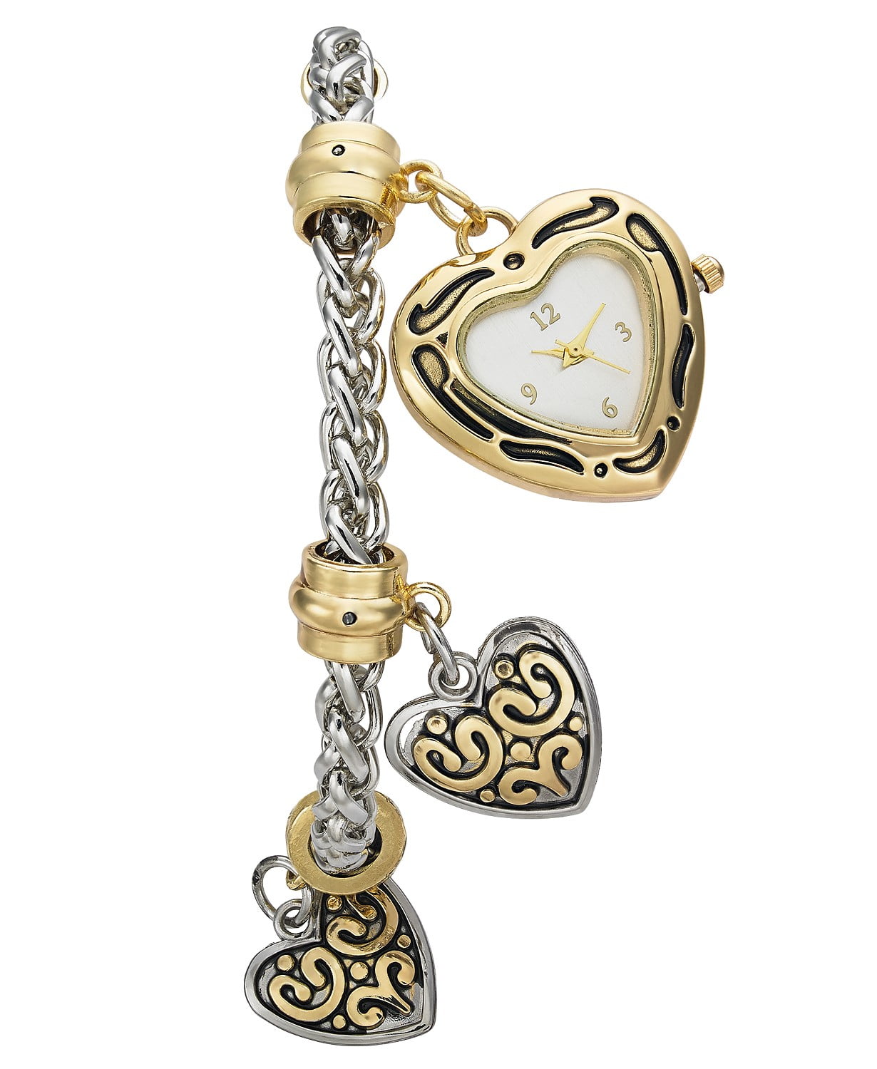 Charter Club | Accessories | Charter Club Womens Goldtone Key Charm  Bracelet Watch 26mm Created For Macys | Poshmark
