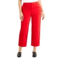 thumbnail image 1 of Charter Club Velveteen Ankle Pants Ravishing Red 6, 1 of 1