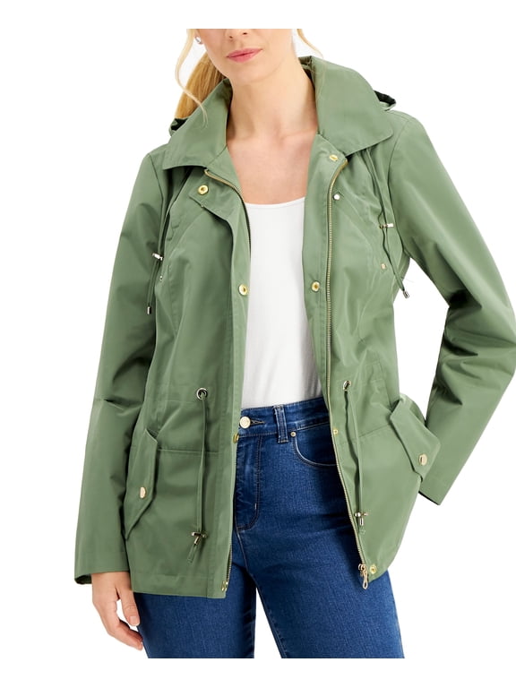 Water Resistant Hooded Anorak Jacket Orchid Pink S