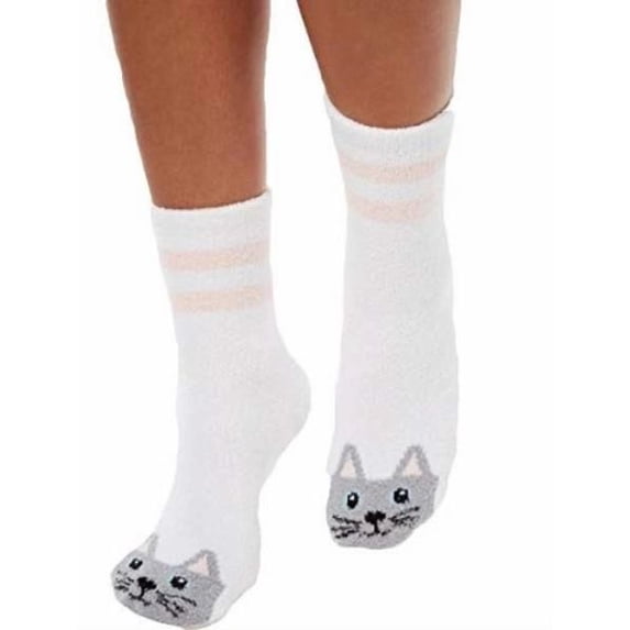 Charter Club Women's Critter Socks, White (multicolor - white, 9-11 us)