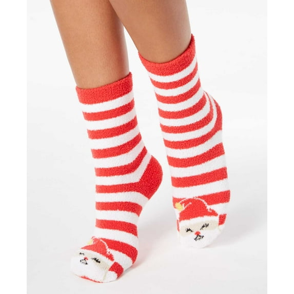 Charter Club Women’s Cat Critter Socks, Red, 9-11