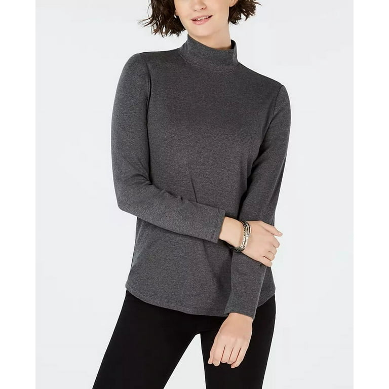 Charter club mock turtleneck discount
