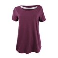 thumbnail image 1 of Charter Club Women's Crew Neck Knit Pajama Top (S, Savory Wine), 1 of 2